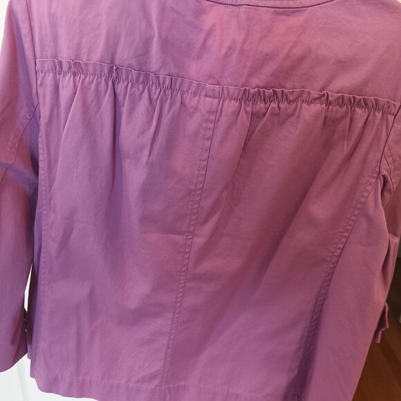 Talbots top purpilish-pink 12 - Picture 4 of 10